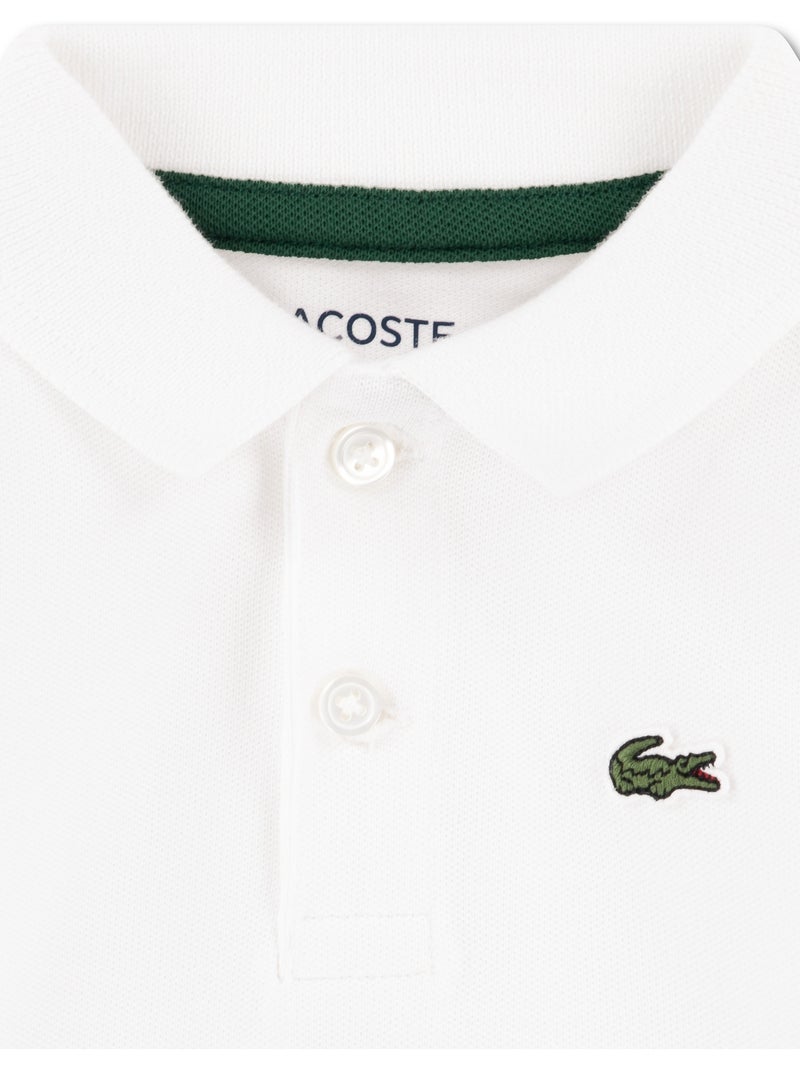 Body col polo - lacoste Blanc - Kiabi