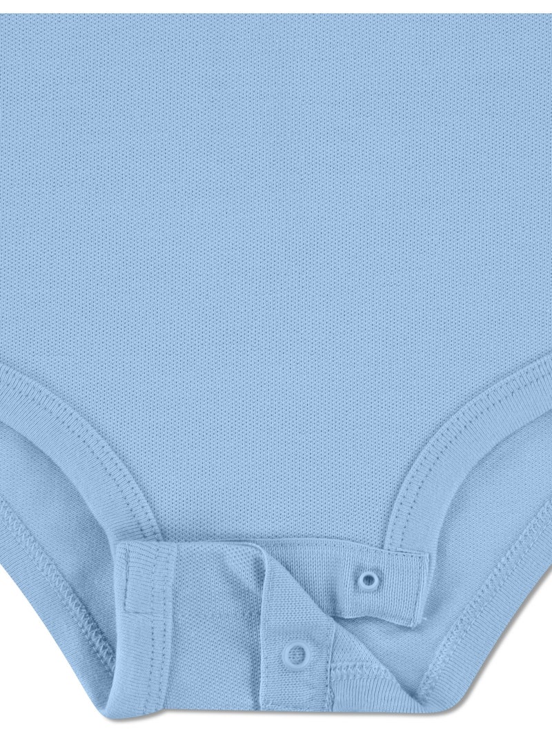 Body col polo - lacoste Bleu ciel - Kiabi