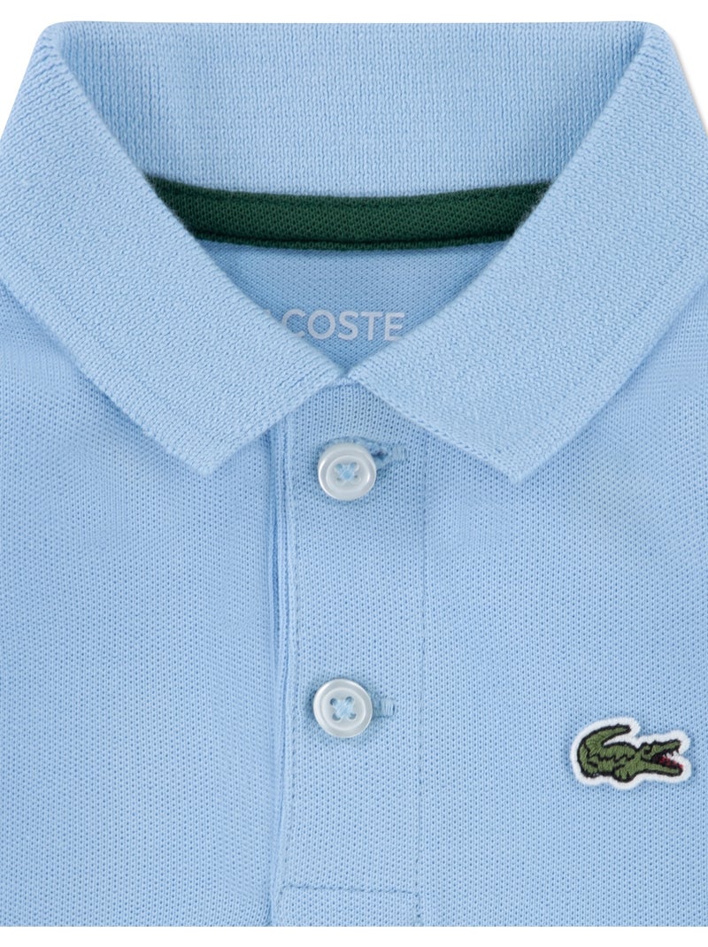Body col polo - lacoste Bleu ciel - Kiabi