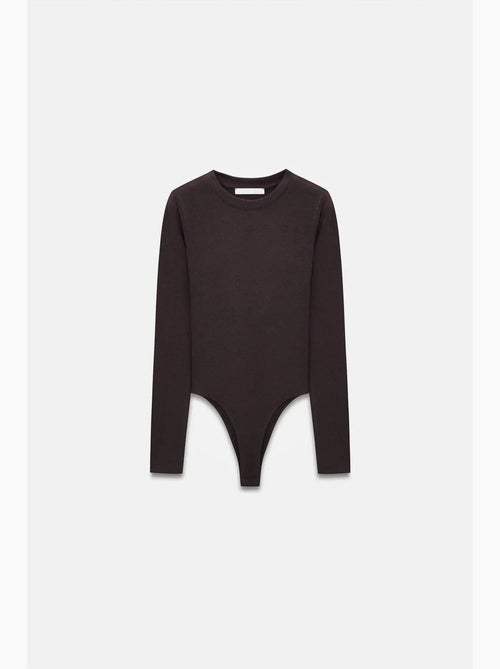 Body col rond ajusté en jersey dilvin - Kiabi Body col rond ajusté en jersey dilvin - Kiabi