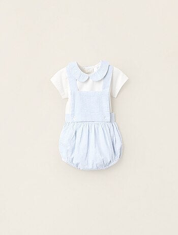 Body + Combi-short à Rayures