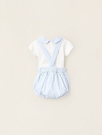 Body + Combi-short à Rayures