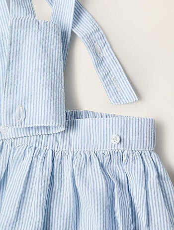 Body + Combi-short à Rayures