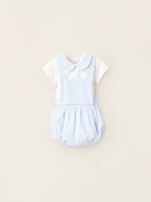 Body + Combi-short à Rayures - Kiabi