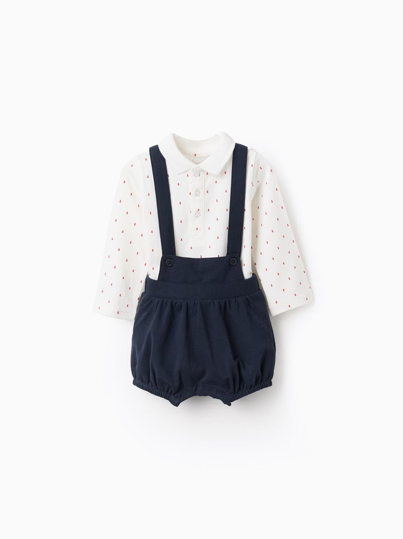 Body + Combishort 'Clés' Bleu foncé - Kiabi
