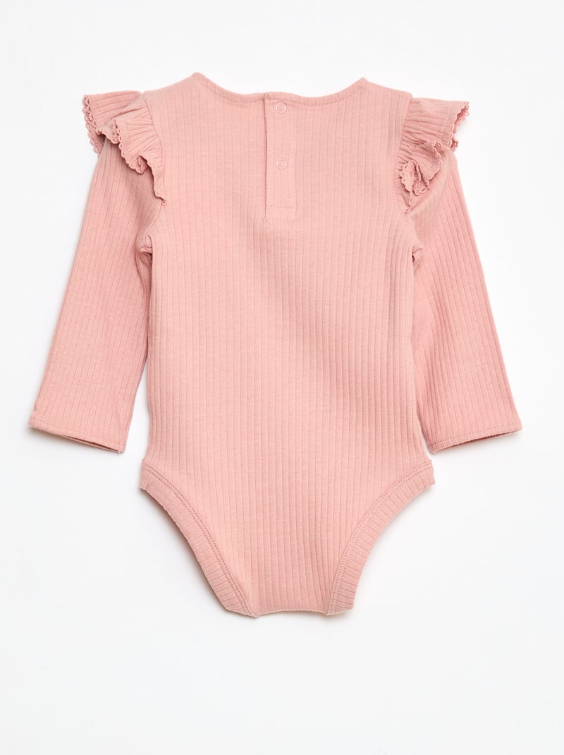 T-shirt Manches Longues Volantées Hedwige Warner Pour Bébé Fille | Orchestra