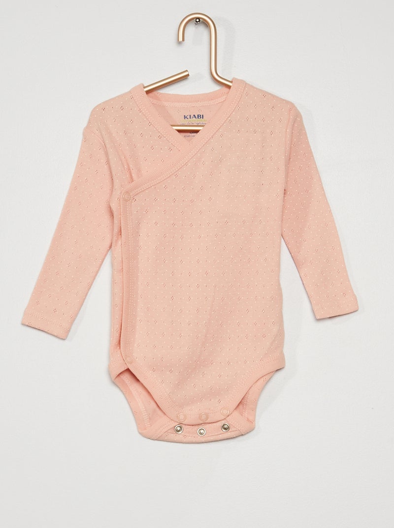 Body croisé évolutif rose - Kiabi