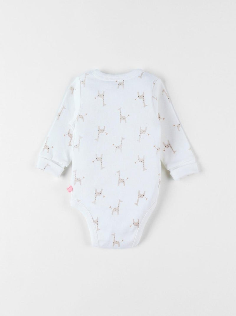 Body croisé girafes Noukie's Blanc - Kiabi