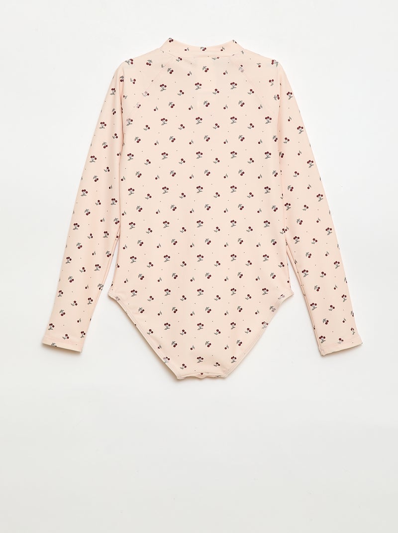 Body de bain à motif Rose - Kiabi