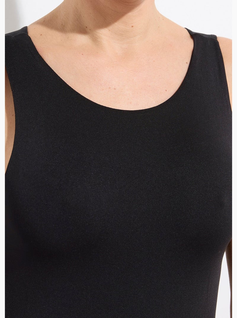 Body débardeur invisible en microfibre - AFIBEL Noir - Kiabi