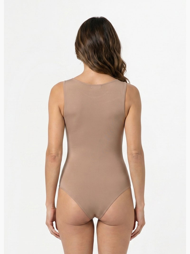 Body débardeur invisible en microfibre - AFIBEL Taupe - Kiabi