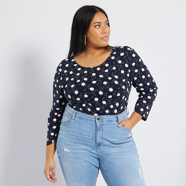 Body Decollete Dos Grande Taille Femme Bleu Kiabi 12 00