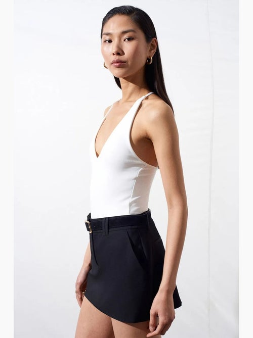 Body découpes col américain ajusté dilvin - Kiabi Body découpes col américain ajusté dilvin - Kiabi