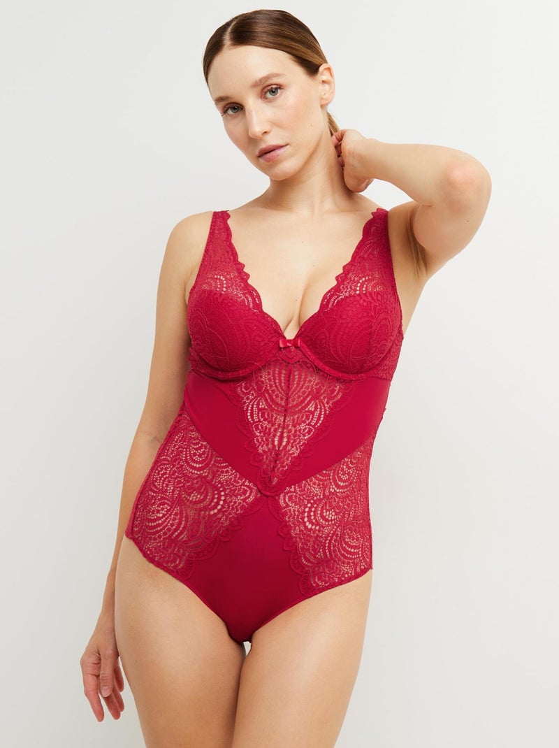 Body Dentelle - RougeGorge Lingerie Rouge - Kiabi