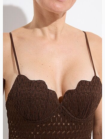 Body dentelle armature + bonnet rembourré - AFIBEL