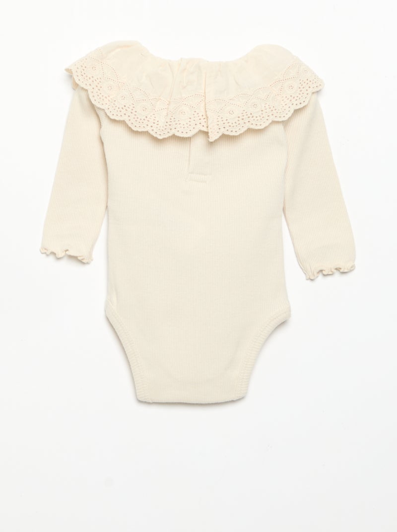 Body 'Disney' avec col brodé Blanc - Kiabi