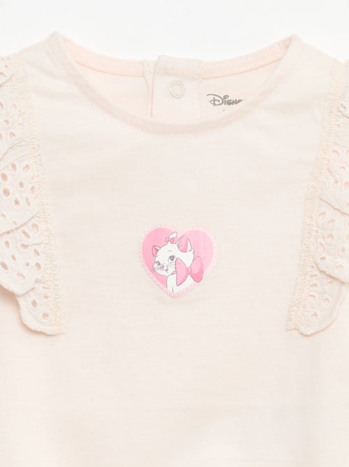 Body 'Disney' 'Marie' avec broderies anglaises - Kiabi