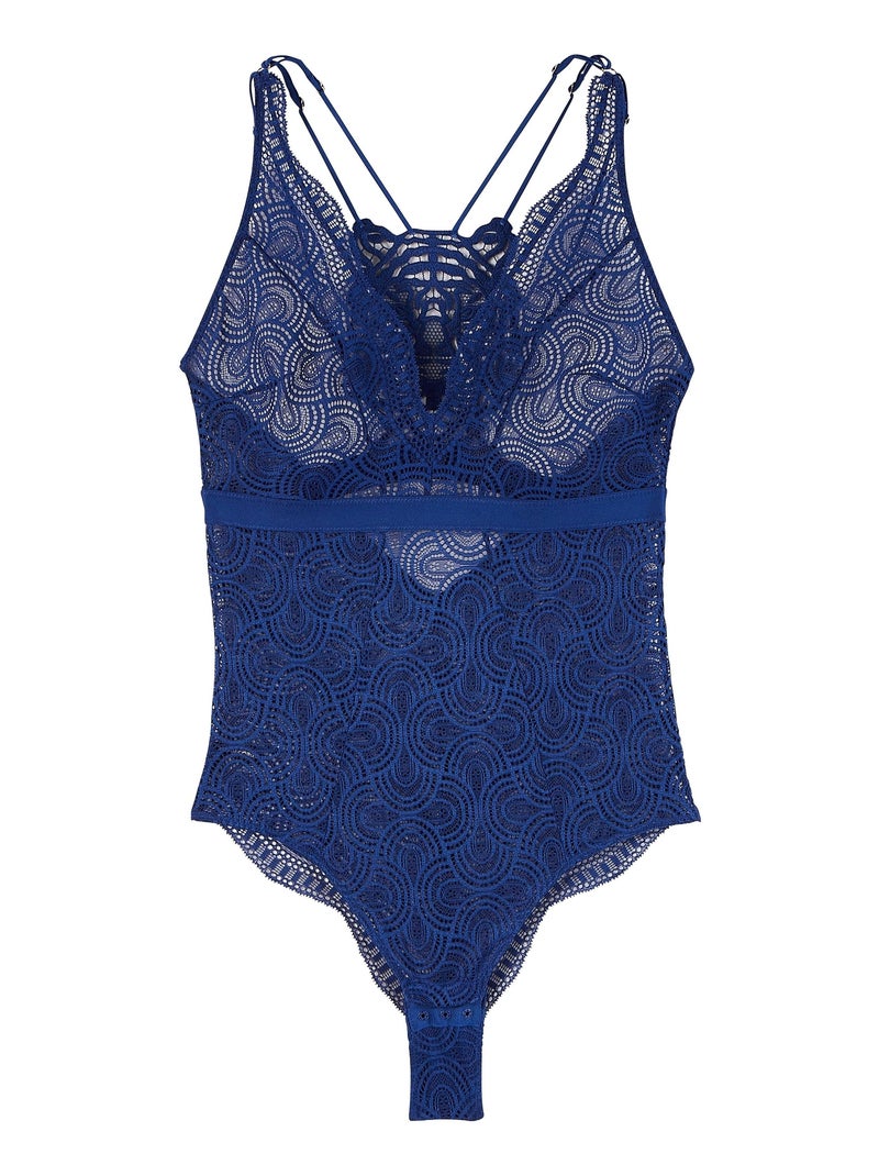Body dos sublime dentelle Grace - RougeGorge Lingerie Bleu marine - Kiabi