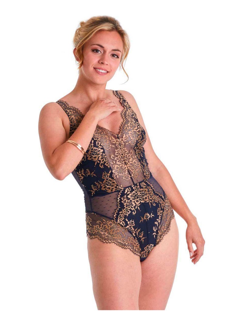 Body ELEGANCE - Brigitte Bardot Lingerie Bleu - Kiabi