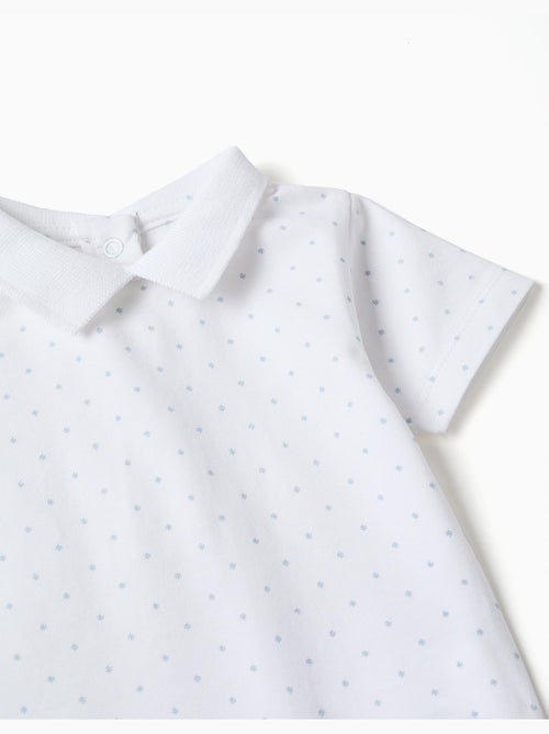 Body en coton avec motif - Kiabi