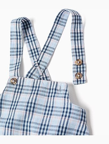 Body en coton + combinaison à carreaux B&S