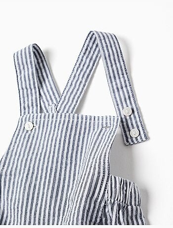 Body en coton + combinaison à rayures