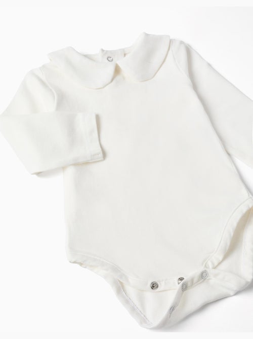 Body en coton + combinaison à rayures - Kiabi