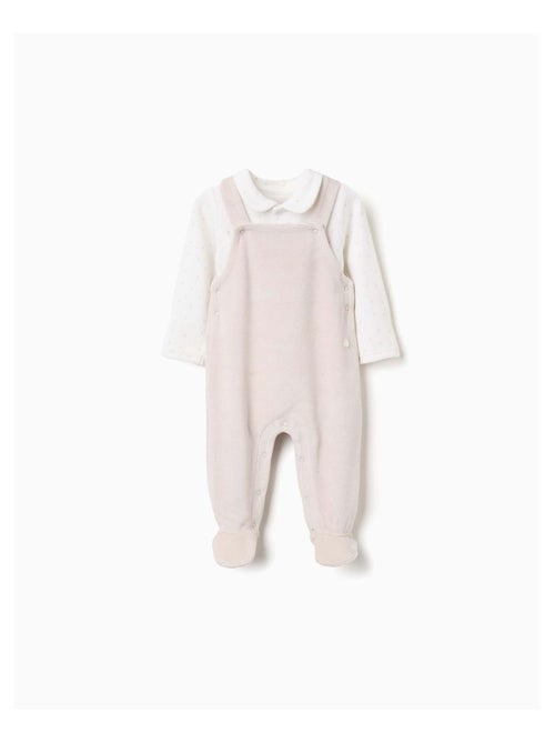 Body en Coton + Combinaison en Velours - Kiabi