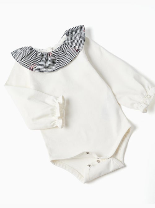 Body en coton et bloomer à carreaux Vichy - Kiabi Body en coton et bloomer à carreaux Vichy - Kiabi