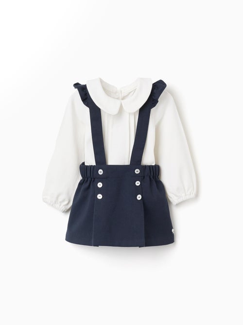 Body en coton + jupe en sergé You&Me - Kiabi