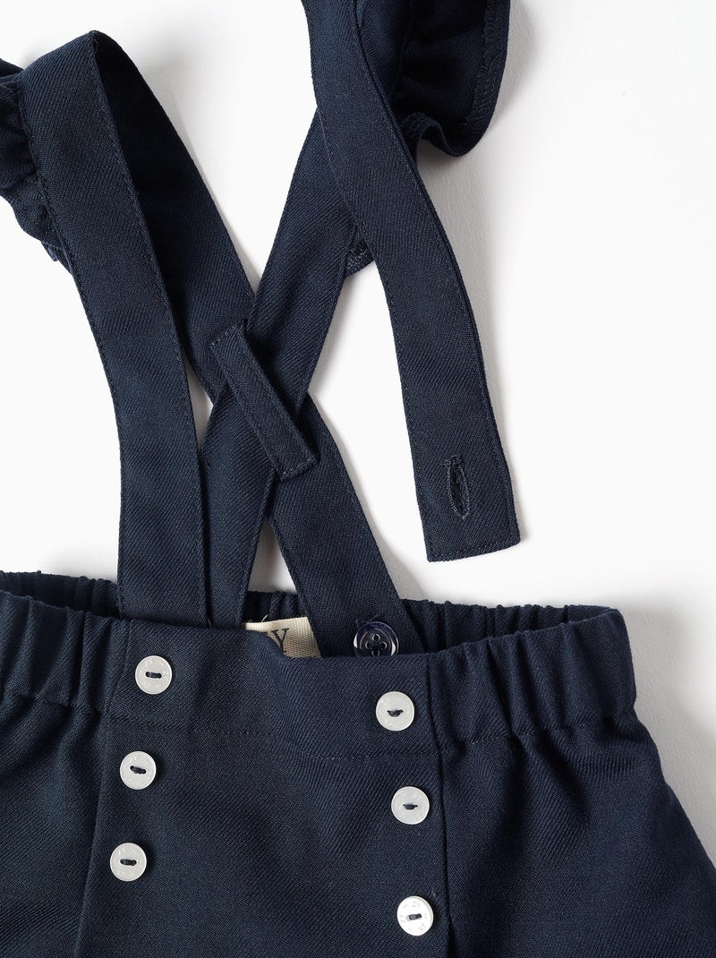 Body en coton + jupe en sergé You&Me Bleu foncé - Kiabi