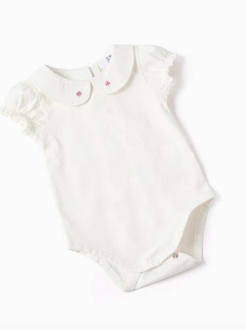 Body en coton + robe en jean sans manches - Kiabi Body en coton + robe en jean sans manches - Kiabi