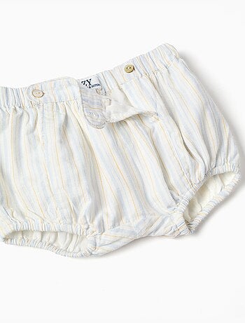 Body en coton + short à rayures B&S