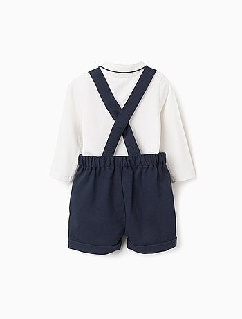 Body en coton + short en sergé You&Me