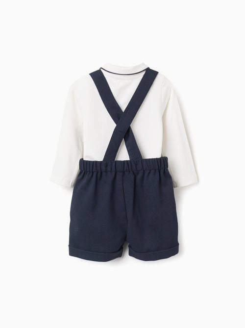 Body en coton + short en sergé You&Me - Kiabi