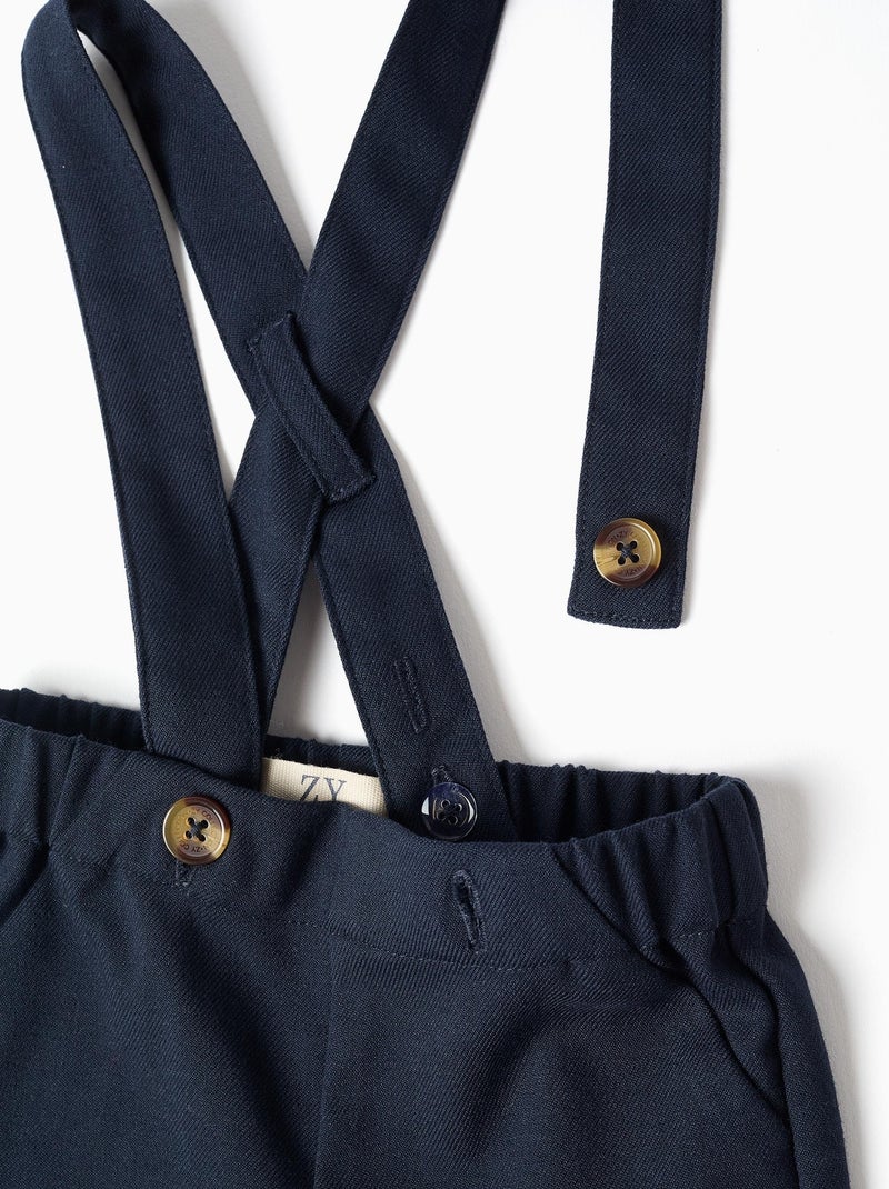 Body en coton + short en sergé You&Me Bleu - Kiabi