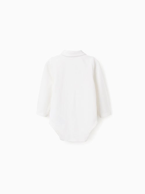 Body en Coton Souple avec Col Claudine - Kiabi