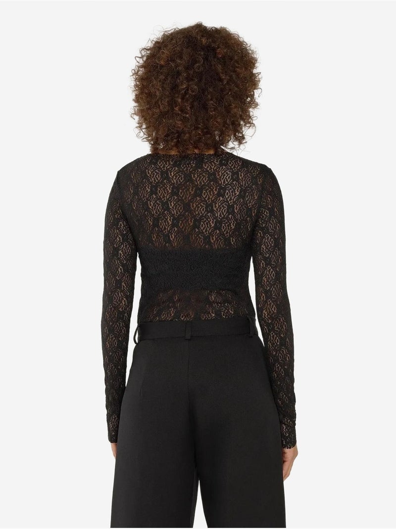 Body en dentelle Noir - Kiabi
