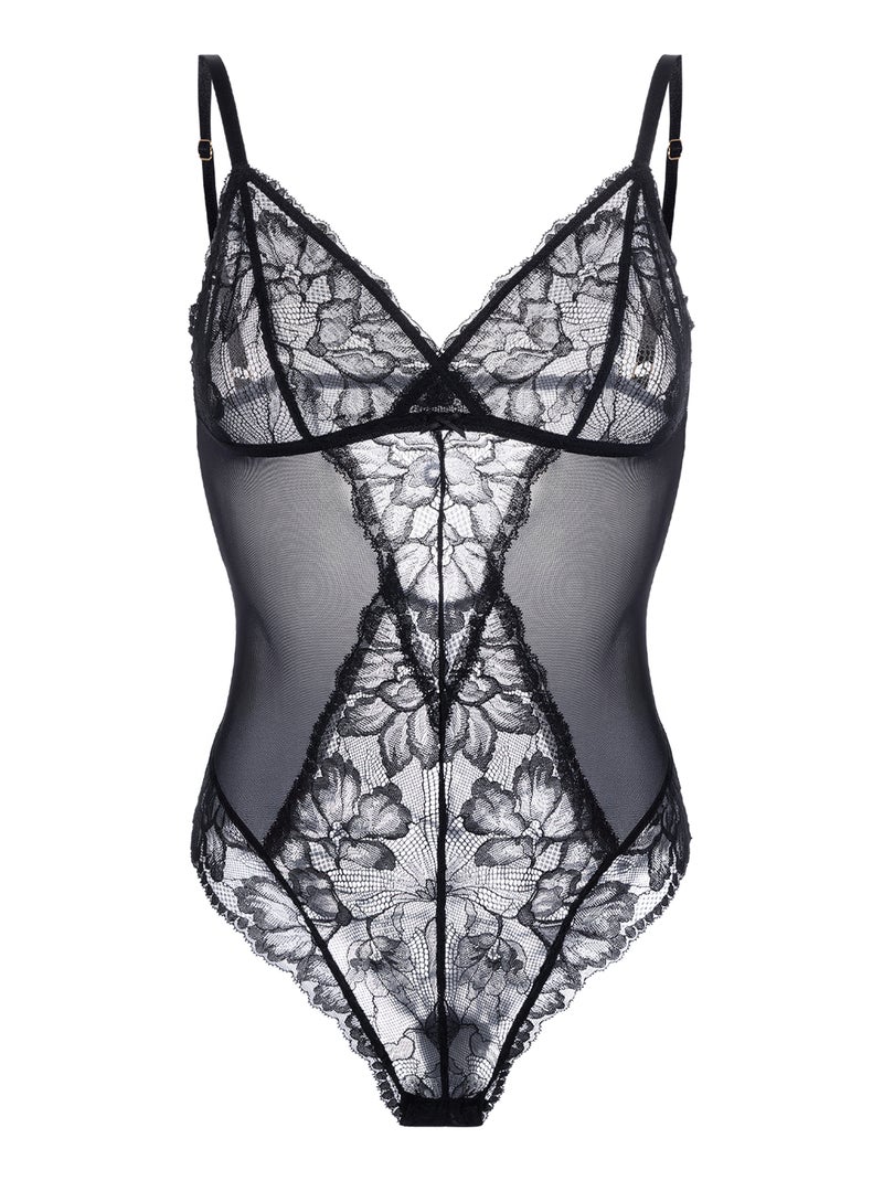 Body en dentelle parfait Dorina Noir - Kiabi