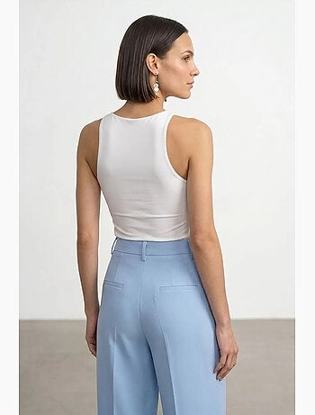 Body en jersey coupe slim à col halter dilvin
