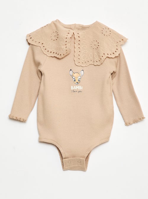 Body en maille côtelée 'Bambi'' 'Disney' - Kiabi