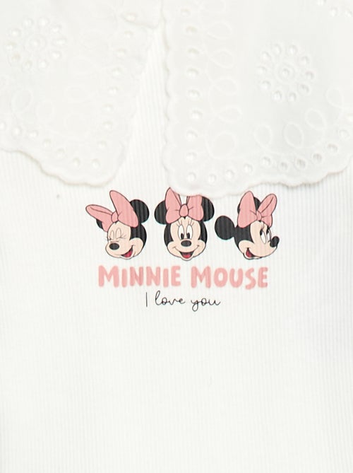 Body en maille côtelée 'Minnie' 'Disney' - Kiabi