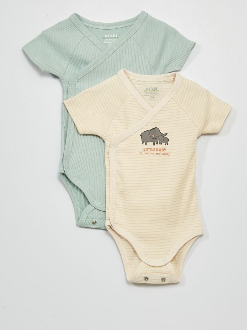 Body évolutif - Lot de 2 BLANC - Kiabi