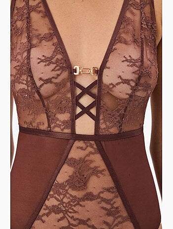 Body femme à bretelles penti