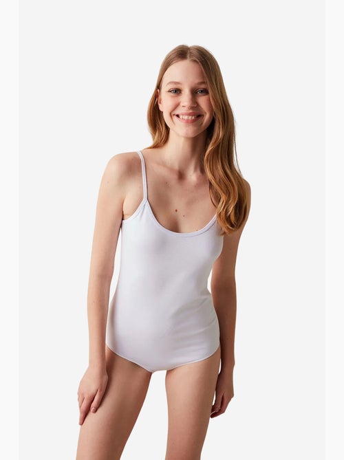 Body femme à fines bretelles penti - Kiabi Body femme à fines bretelles penti - Kiabi