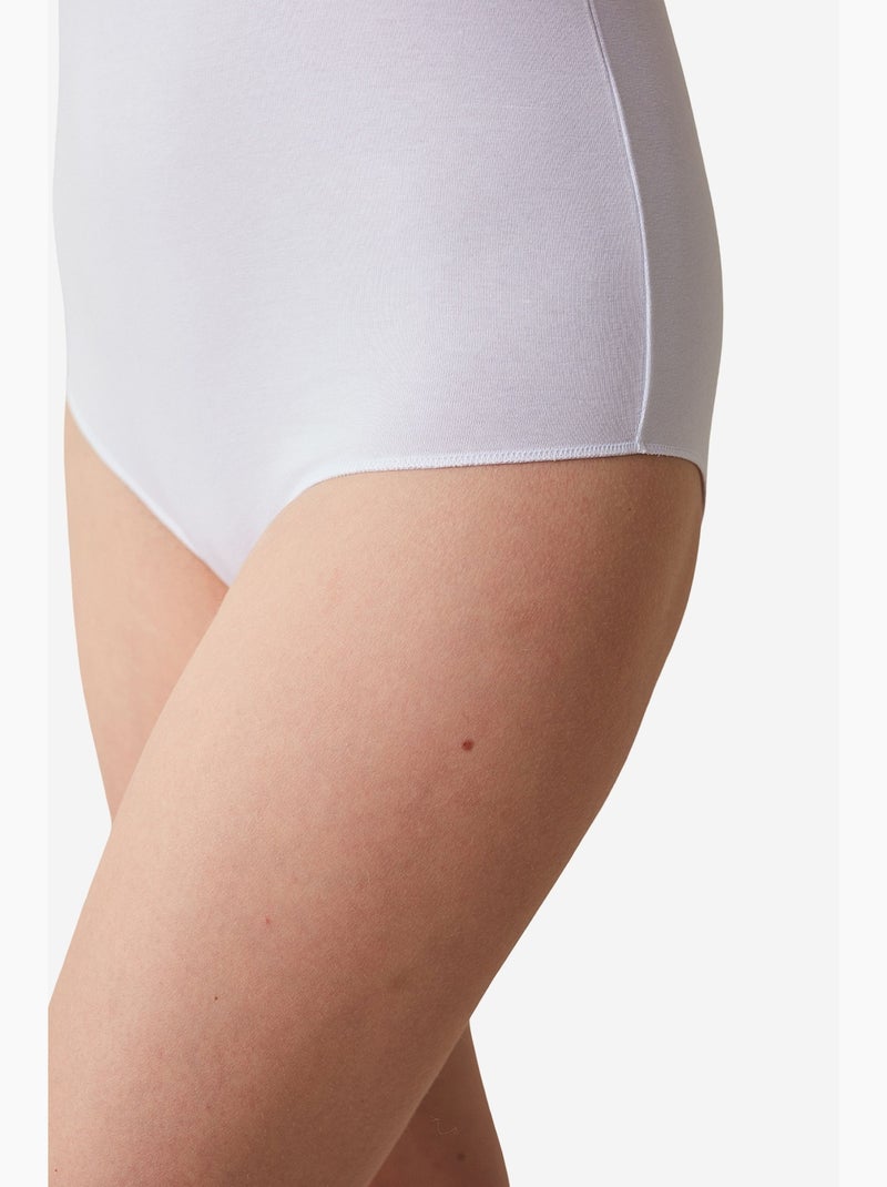 Body femme à fines bretelles penti Blanc - Kiabi