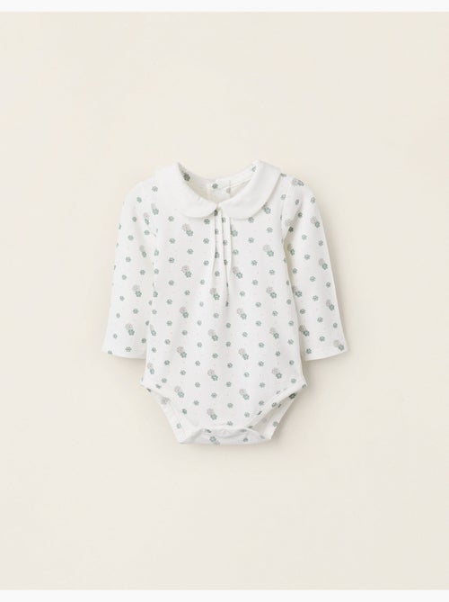 Body Floral avec Col Claudine - Kiabi