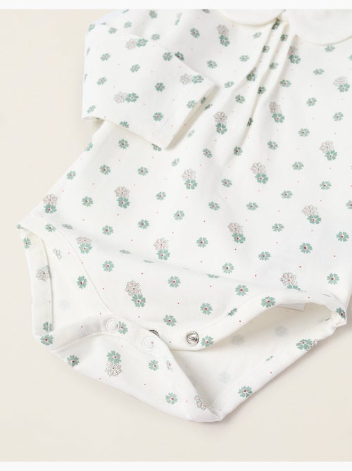 Body Floral avec Col Claudine - Kiabi