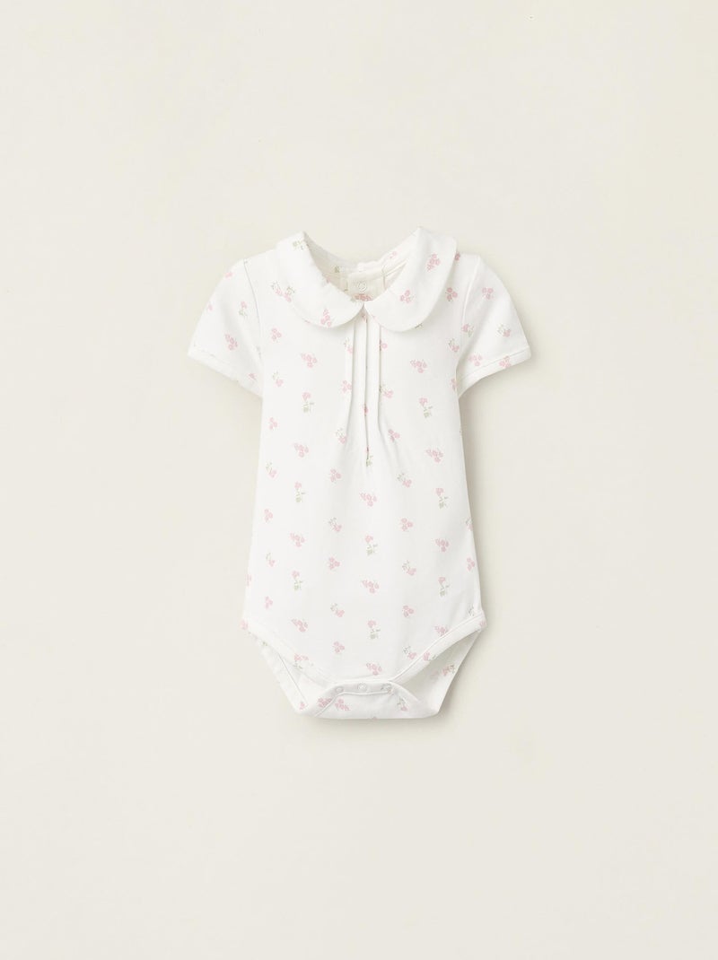 Body floral, avec plis FIELD DAYS Beige clair - Kiabi