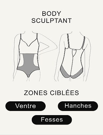 Body gainant armature sculptant Believe - RougeGorge Lingerie